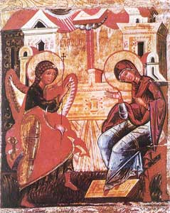 The Annunciation - Daliova, Peremyshel region, 16th c. -  - . , , XVI .